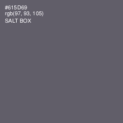 #615D69 - Salt Box Color Image